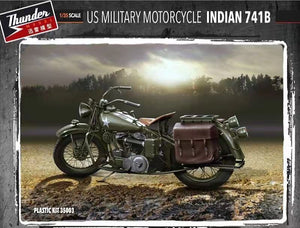 THUNDER MODEL 741B 1/35 US MILITARY MOTORCYCLES