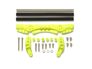 TAMIYA 95535 MINI 4WD BRAKE SET AR CHASSIS FLUORESCENT YELLOW