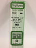 EVERGREEN 8102 .011 X .022 STYRENE HO SCALE STRIPS (1X2)