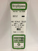 EVERGREEN 8212 .022 X .135 STYRENE HO STRIPS (4X12)