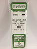 EVERGREEN 8406 .043 X .066 STYRENE HO SCALE STRIPS (4X6)