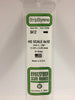 EVERGREEN 8412 .043 X .135 STYRENE HO SCALE STRIPS (4X12)