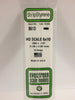 EVERGREEN 8610 .066 X .112 STYRENE HO SCALE STRIPS (6X10)