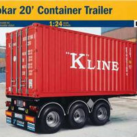 ITALERI 3887 TECNOKAR 20 FOOT CONTAINER TRAILER