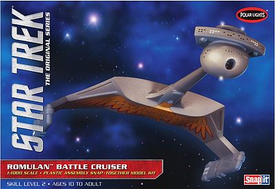 POLAR LIGHTS 897 1/1000 ROMULAN BATTLE CRUISER SNAP