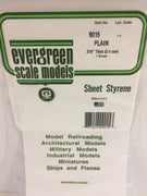 EVERGREEN 9015 .015 STYRENE PLAIN SHEET