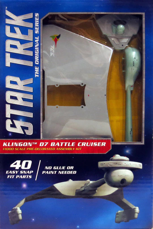 POLAR LIGHTS 937 1/1000 KLINGIN D7 BATTLE CRUISER SNAP KIT