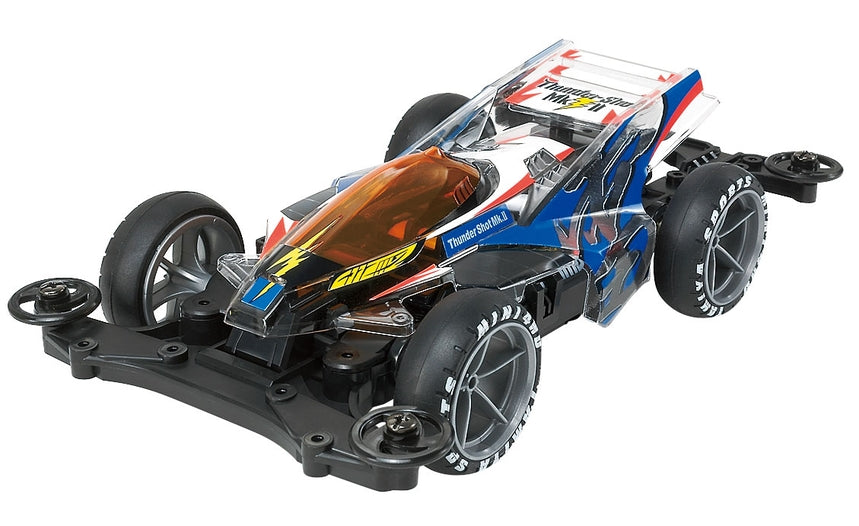 自動車 Thunder Shot Mk.II Black Special TAMIYA 95463 MINI 4WD THUNDER SHOT MK. II CLEAR MS CHASSIS
