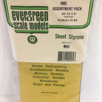 EVERGREEN 9905 .010 ASSORTMENT TRANSPARENT SHEETS