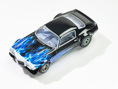 AFX 22046 CAMARO 1973 WILD FIRE BLK/BLU