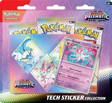 POKEMON PRISMATIC EVOLUTIONS STICKER COLLECTION SYLVEON