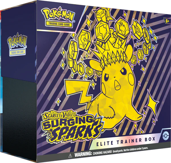 POKEMON SURGING SPARKS ETB ELITE TRAINER BOX (SEALED)