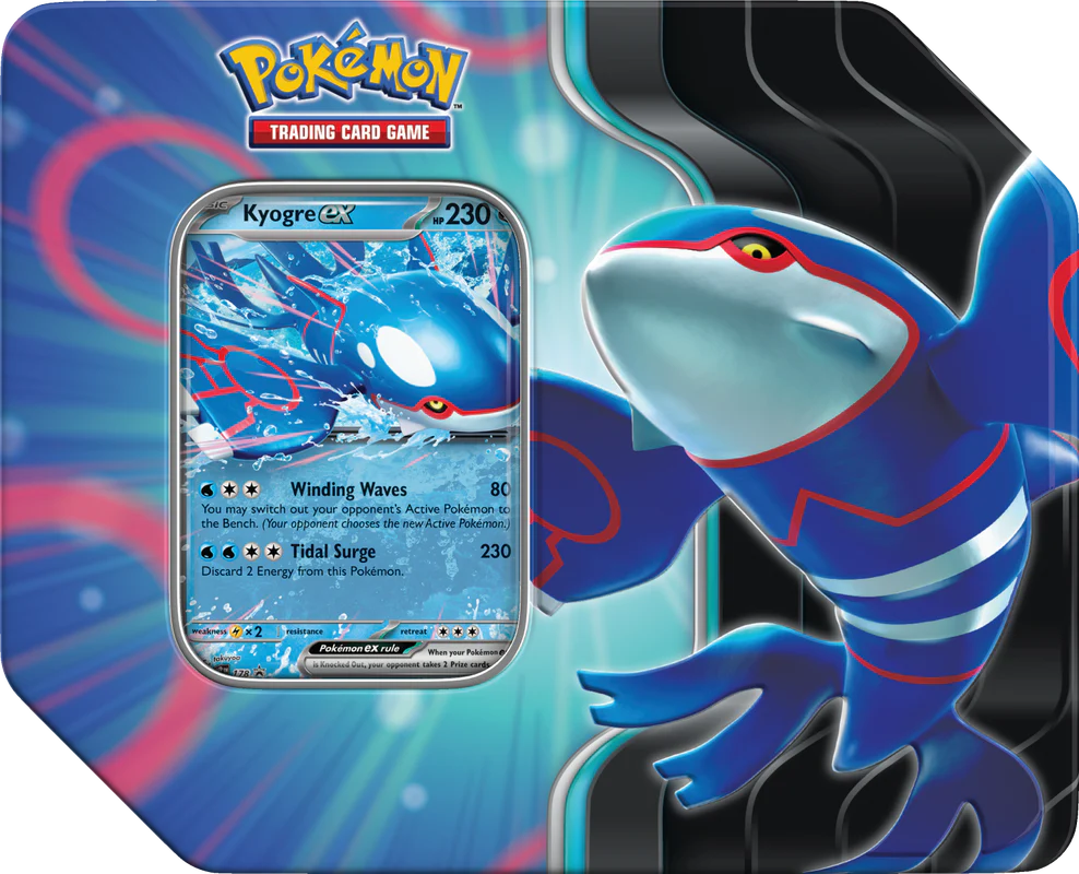 KYOGRE EX Azure Legends Tin