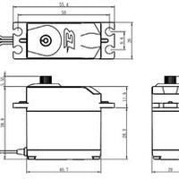 SAVOX B06KG BUDGET ANALOG SERVO .11 SEC